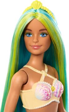 Barbie Dreamtopia Deniz Kızı Bebekler - Mavi Kuyruk Sarı Taç