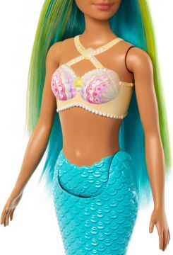 Barbie Dreamtopia Deniz Kızı Bebekler - Mavi Kuyruk Sarı Taç