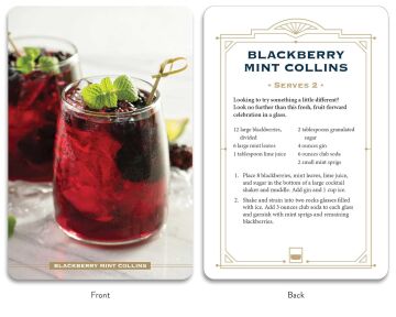 Gin Cocktail Cards A–Z: The Ultimate Drink Recipe Dictionary Deck