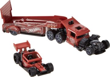 Hot Wheels Taşıyıcı Tırlar, Enerjik Ayrıntılarla Dolu Spor Arabalı Süper Tırlar, BDW51