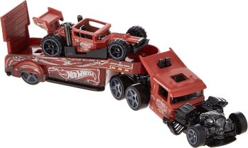 Hot Wheels Taşıyıcı Tırlar, Enerjik Ayrıntılarla Dolu Spor Arabalı Süper Tırlar, BDW51