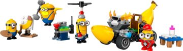 LEGO Despicable Me 4 Minyonlar ve Muz Araba 75580 6 Yaş ve Üzeri Çocuklar İçin Filmden Esinlenen Yaratıcı Oyuncak Yapım Seti (136 Parça)