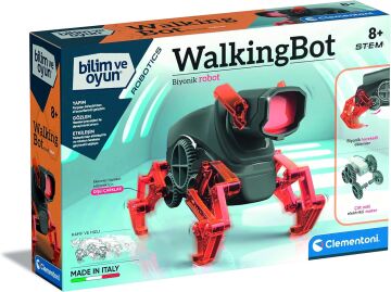 Clementoni - 64441 - Robotik Laboratuvarı - Walkingbot, 40 Parça, 27.6 x 6 x 18.8 cm