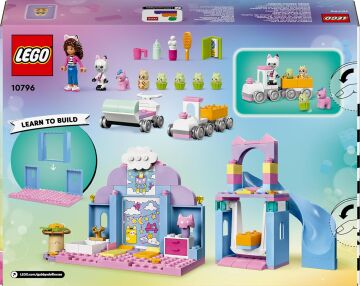 LEGO 4+ Gabby’s Dollhouse Gabby’nin Kedicik Bakım Odası 10796-4 Yaş ve Üzeri Çocuklar için Yaratıcı Oyuncak Yapım Seti (165 Parça)