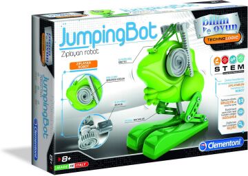 Clementoni - 64956 - Robotik Laboratuvarı - Jumpingbot, Sıçrayan Kurbağa