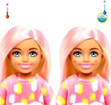 Barbie Cutie Reveal Bebekler Chelsea Tropikal Orman Serisi - Maymun, 3 yaş ve üzeri, HKR14