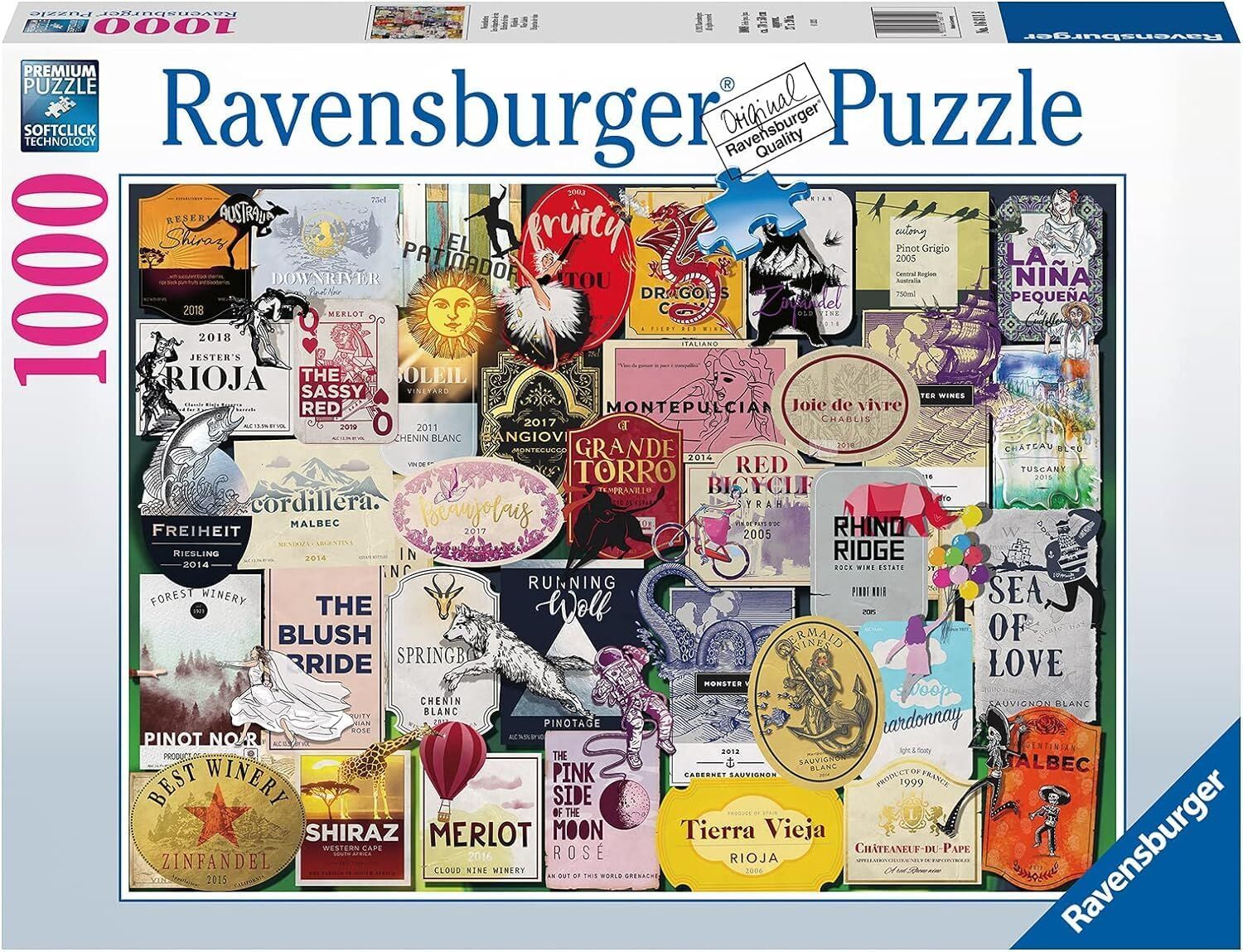 Ravensburger 1000p Puz Etiketler Yapboz
