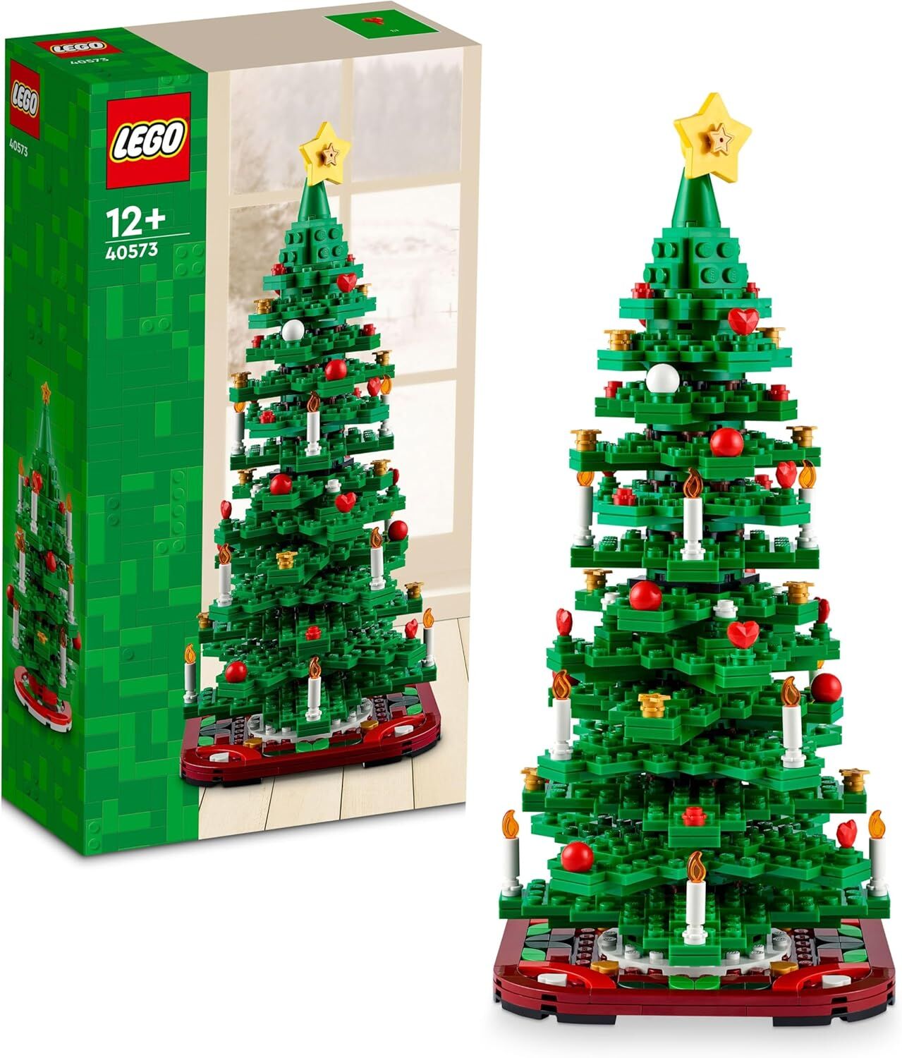 LEGO Yılbaşı Ağacı 40573, 12 Yaş ve Üzeri Çocuklar için Koleksiyonluk Yılbaşı Süsü Oyuncak Yapım Seti (784 Parça)
