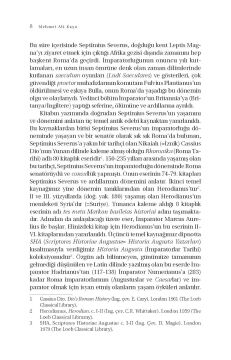 Roma’nın Afrikalı İmparatoru Septimius Severus