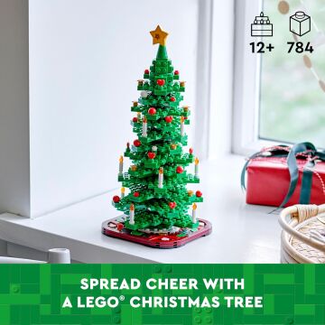 LEGO Yılbaşı Ağacı 40573, 12 Yaş ve Üzeri Çocuklar için Koleksiyonluk Yılbaşı Süsü Oyuncak Yapım Seti (784 Parça)