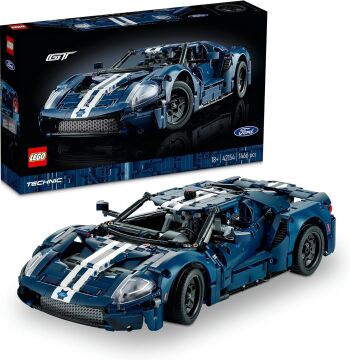 LEGO Technic 2022 Ford GT 42154 - Yetişkinler İçin Sergilenebilecek Bir Supercar Modeli İçeren Yaratıcı Model Yapım Seti (1466 Parça)