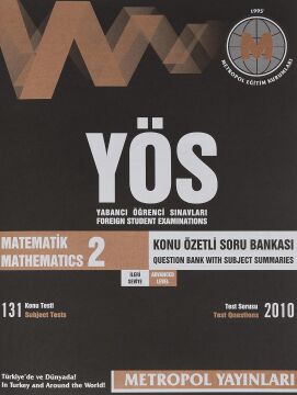 ÖS Matematik 2 İleri Seviye Konu Özetli Soru Bankası
