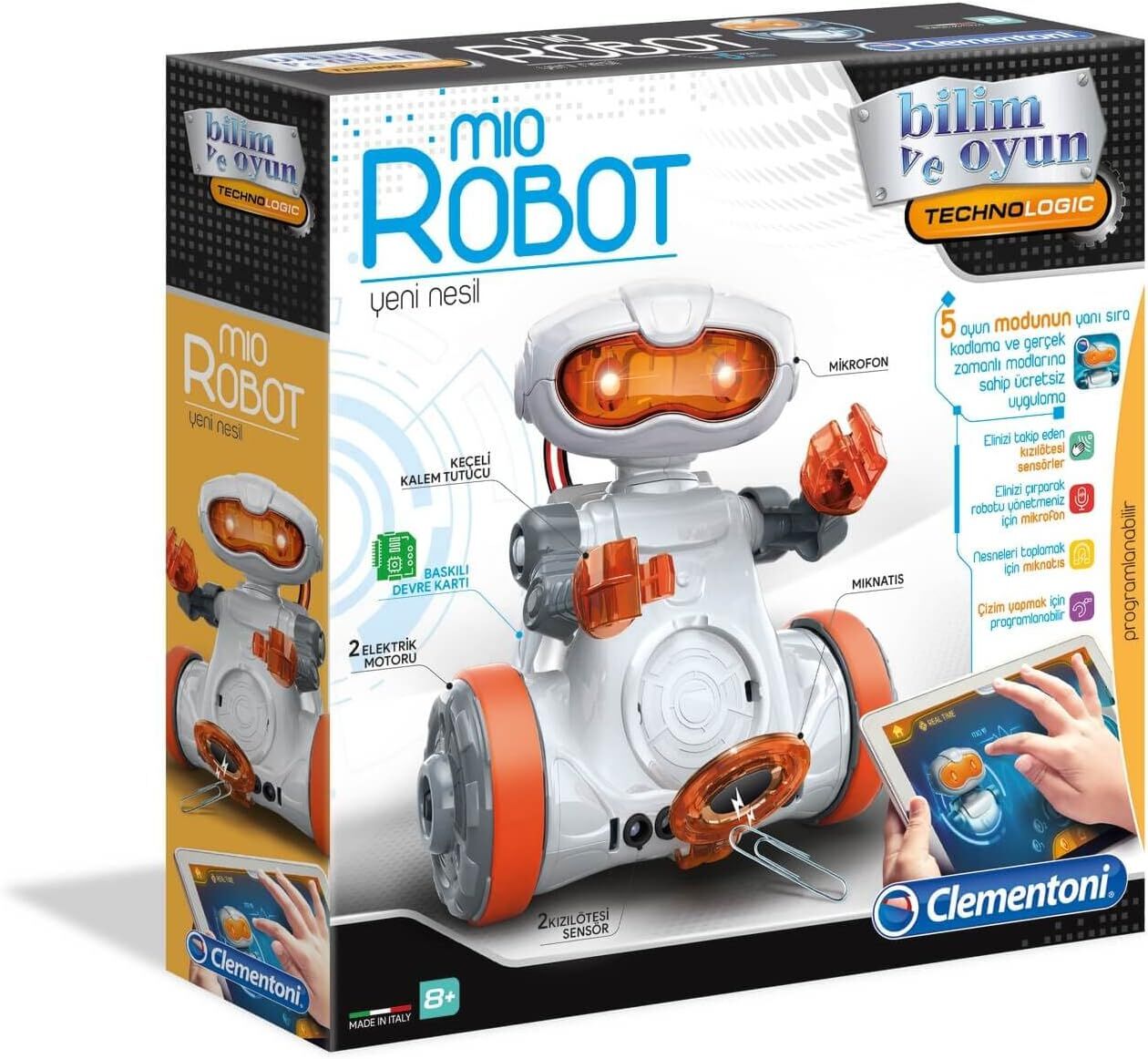 Clementoni Robotik Laboratuvarı - Mio Robot (Yeni Nesil) Oyuncak