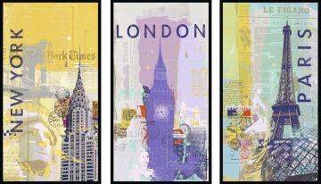 Ravensburger 3 X 500 Parça Puzzle Dünya Sehirleri (163298)