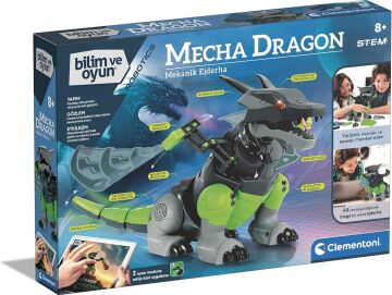 Clementoni 64326 Robotik Laboratuvarı, Mecha Dragon, Bilimsel Oyuncak, Multicolor