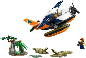 LEGO City Orman Kaşifinin Deniz Uçağı 60425-6 Yaş ve Üzeri Çocuklar için Yaratıcı Oyuncak Yapım Seti