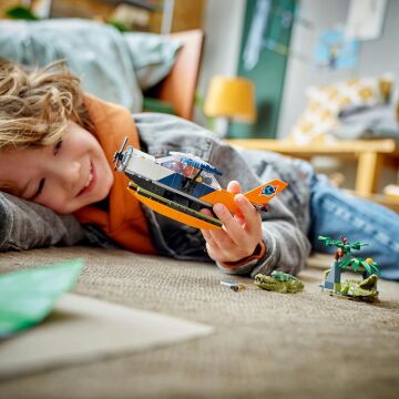 LEGO City Orman Kaşifinin Deniz Uçağı 60425-6 Yaş ve Üzeri Çocuklar için Yaratıcı Oyuncak Yapım Seti