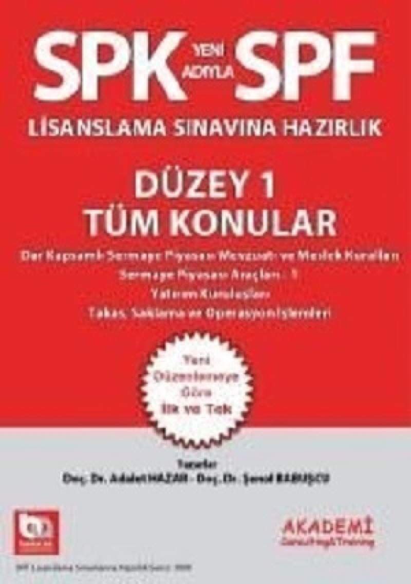 SPK Yeni Adıyla SPF Lisanslama Sınavına Hazırlık - Düzey 1: Tüm Konular