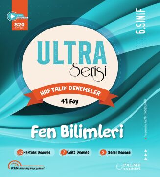 6.Sınıf Ultra Fen Bilimleri Haftalık Kazanım Kavrama Denemeleri