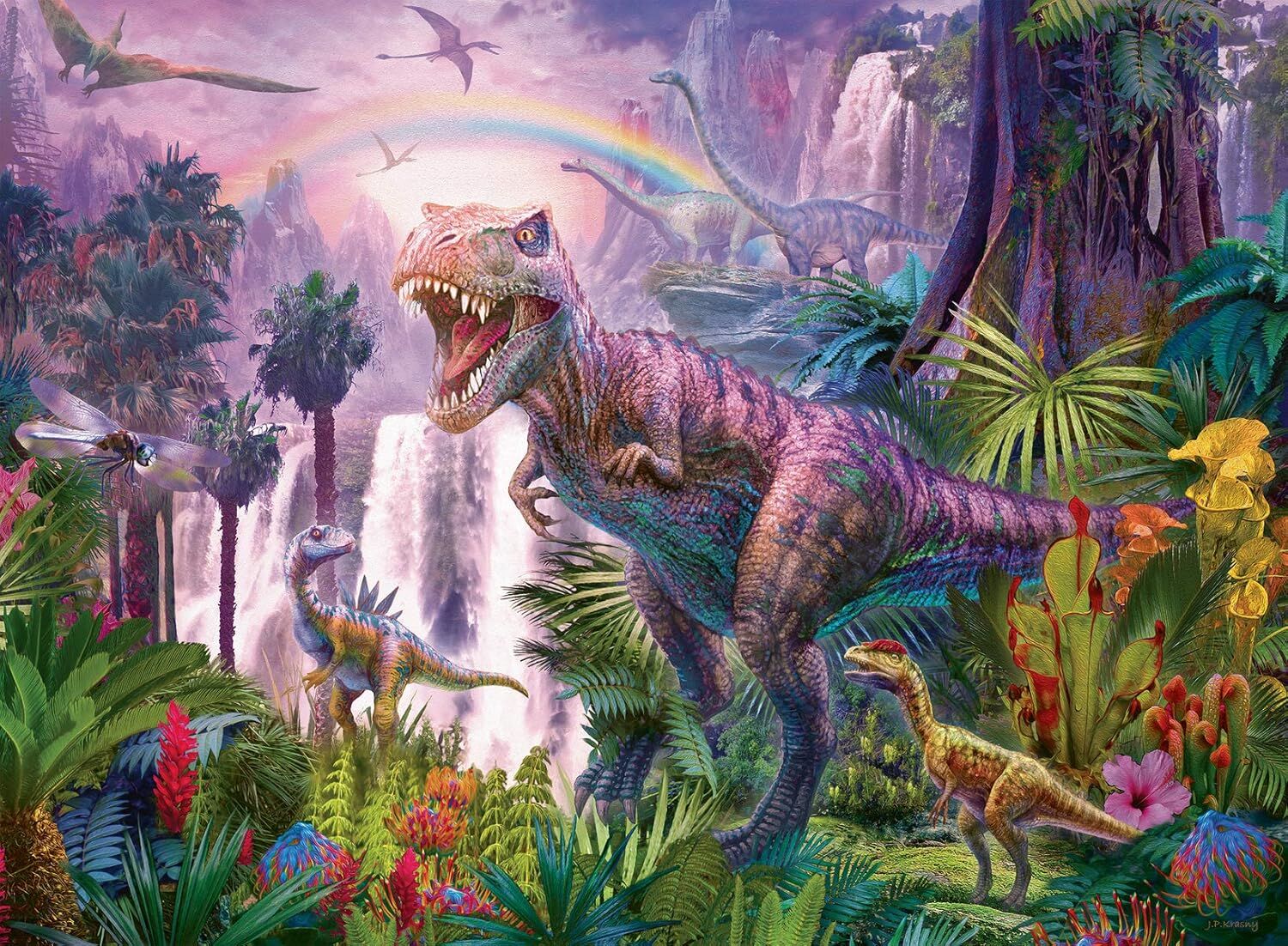 Ravensburger 128921 Dinozorlar Çocuk Puzzle, 200 Parça