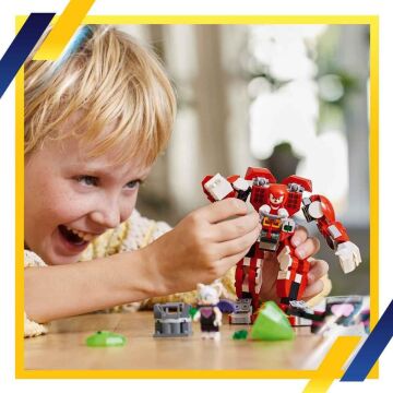 LEGO Sonic the Hedgehog Knuckles’ın Gardiyan Robotu 76996-8 Yaş ve Üzeri Çocuklar için Yaratıcı Oyuncak Yapım Seti (276 Parça)