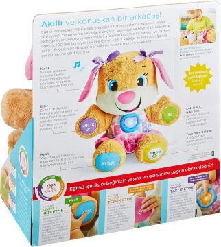 Fisher-Price Eğlen&Öğren yaş ve üzeria Göre Gelişim Eğitici Köpekçiğin Kız Kardeşi (Türkçe), 6 - 36 aylık, FPP83