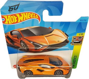 Hot Wheels - Lamborghini Sián FKP 37 - HW Exotics 1/10 - HKH93 - Short Card - turuncu - Mattel 2023