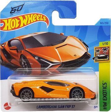Hot Wheels - Lamborghini Sián FKP 37 - HW Exotics 1/10 - HKH93 - Short Card - turuncu - Mattel 2023