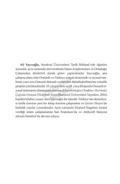 Belirsiz Geçmiş Zaman: İmparatorluk, Cumhuriyet ve Siyaset