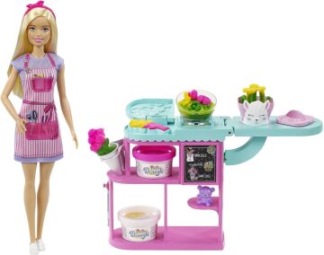 Barbie Çiçekçi Bebek ve Oyun Seti, 3 yaş ve üzeri, GTN58