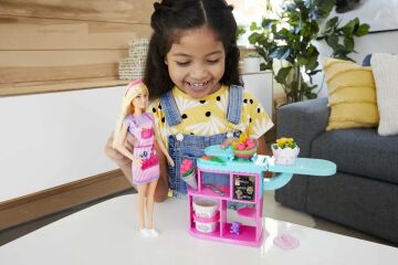 Barbie Çiçekçi Bebek ve Oyun Seti, 3 yaş ve üzeri, GTN58