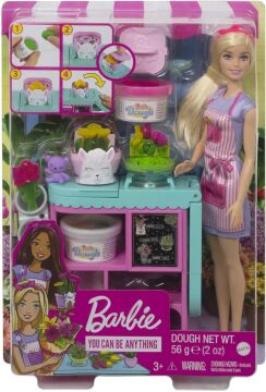 Barbie Çiçekçi Bebek ve Oyun Seti, 3 yaş ve üzeri, GTN58