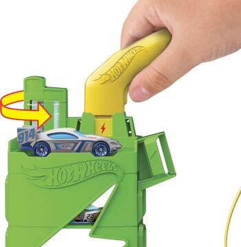 Hot Wheels Elektrikli Araç Şarj İstasyonu Oyun Seti
