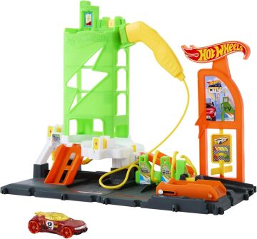 Hot Wheels Elektrikli Araç Şarj İstasyonu Oyun Seti
