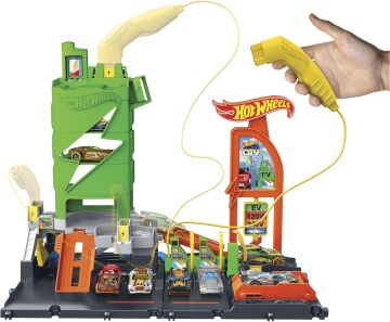 Hot Wheels Elektrikli Araç Şarj İstasyonu Oyun Seti