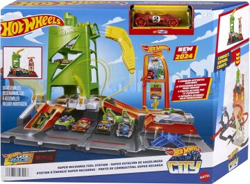 Hot Wheels Elektrikli Araç Şarj İstasyonu Oyun Seti
