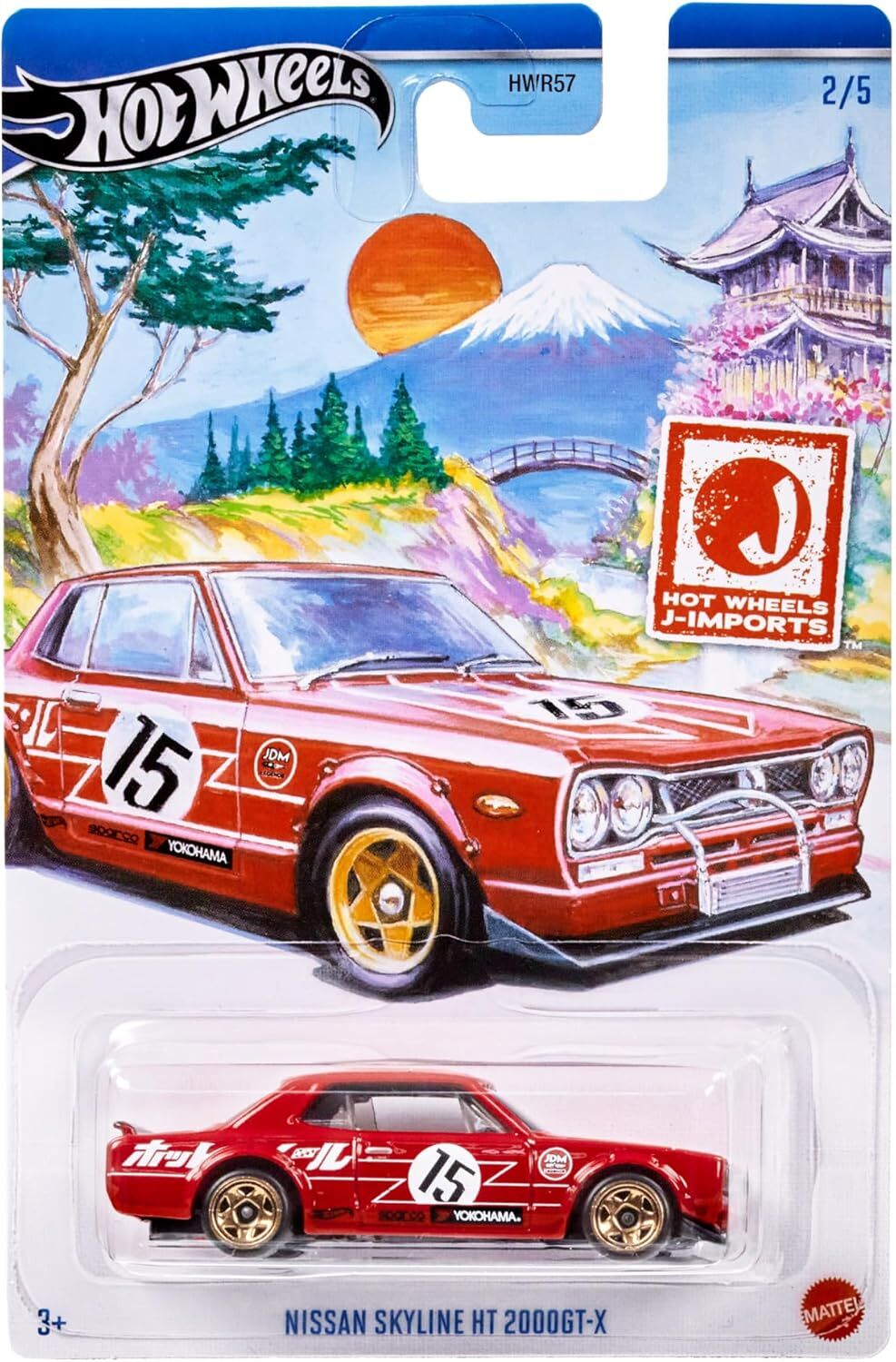 Hot Wheels J-Imports - NISSAN SKYLINE HT 2000GT-X HWR57 - HRT01