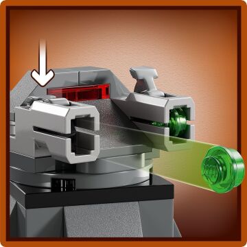 LEGO Star Wars: The Mandalorian Paz Vizsla ve Moff Gideon Savaşı 75386-7 Yaş ve Üzeri Çocuklar için İnşa Edilebilen Koleksiyonluk Yaratıcı Oyuncak Yapım Seti (289 Parça)