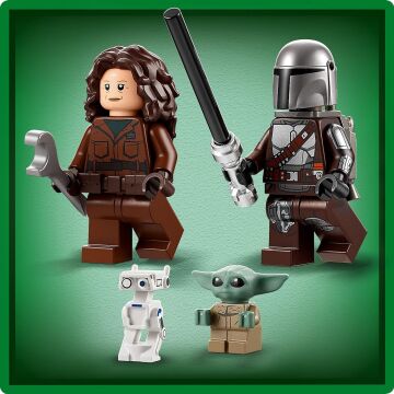 LEGO® Star Wars: Boba Fett’in Kitabı Mandalorian’ın N-1 Starfighter™’ı 75325-9 Yaş ve Üzeri Çocuklar için Oyuncak Yapım Seti (412 Parça)