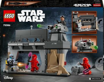 LEGO Star Wars: The Mandalorian Paz Vizsla ve Moff Gideon Savaşı 75386-7 Yaş ve Üzeri Çocuklar için İnşa Edilebilen Koleksiyonluk Yaratıcı Oyuncak Yapım Seti (289 Parça)