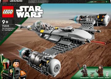 LEGO® Star Wars: Boba Fett’in Kitabı Mandalorian’ın N-1 Starfighter™’ı 75325-9 Yaş ve Üzeri Çocuklar için Oyuncak Yapım Seti (412 Parça)