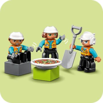 LEGO DUPLO Kasabası İnşaat Sahası 10990, 2 Yaş ve Üzeri için Oyuncak Yapım Seti (61 Parça)