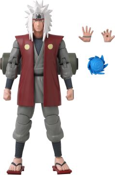 BANDAI 16 cm Jiraiya Poz Verilebilir Figür, Anime Heroes Naruto Serisi