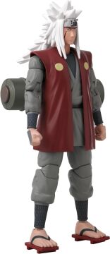 BANDAI 16 cm Jiraiya Poz Verilebilir Figür, Anime Heroes Naruto Serisi