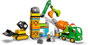 LEGO DUPLO Kasabası İnşaat Sahası 10990, 2 Yaş ve Üzeri için Oyuncak Yapım Seti (61 Parça)