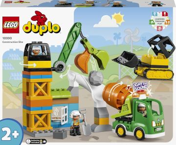 LEGO DUPLO Kasabası İnşaat Sahası 10990, 2 Yaş ve Üzeri için Oyuncak Yapım Seti (61 Parça)
