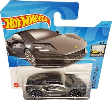 Hot Wheels - Lotus Emira - Factory Fresh 3/5 - HKK78 - Short Card - Orta Motorlu Spor Araba - Gri Metalik - Mattel 2023
