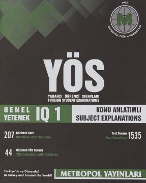 Yös Genel Yetenek IQ-1 Konu Anlatımlı