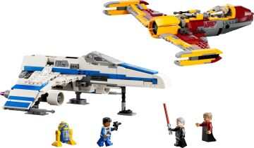 LEGO® Star Wars: Ahsoka Yeni Republic E-Wing™ Shin Hati’nin Starfighter™’ına Karşı 75364-9 Yaş ve Üzeri Star Wars Hayranı Çocuklar için Yaratıcı Oyuncak Yapım Seti (1056 Parça)