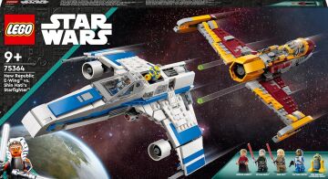 LEGO® Star Wars: Ahsoka Yeni Republic E-Wing™ Shin Hati’nin Starfighter™’ına Karşı 75364-9 Yaş ve Üzeri Star Wars Hayranı Çocuklar için Yaratıcı Oyuncak Yapım Seti (1056 Parça)
